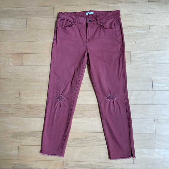 Kensie - Rust Cropped Jeans - Size 6 - Picture 2 of 4